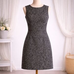 J. CREW CLASSIC TWEED SLEEVELESS DRESS